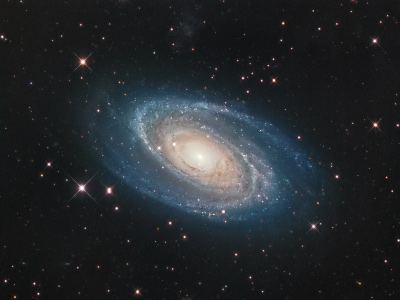 Original image of M81 spiral galaxy
